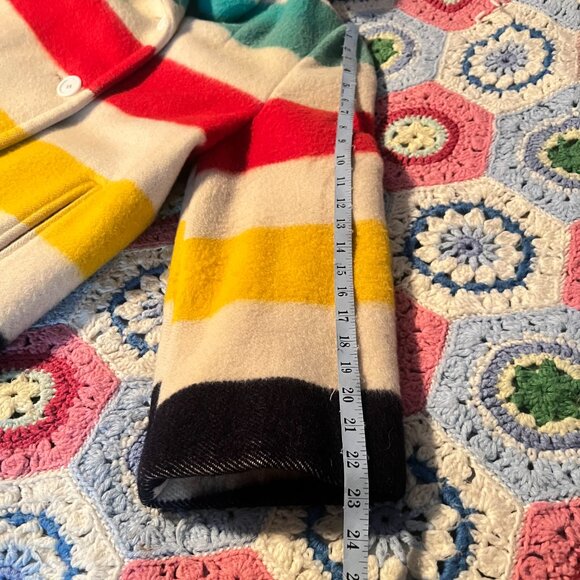 Vintage Iconic Wool Blanket Coat Hudson’s Bay - Picture 14 of 16